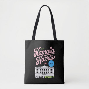 Kamala Harris 2024 Social Democrat Vote Blue Tote Bag