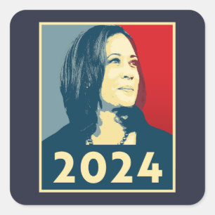 Kamala Harris 2024 Square Sticker