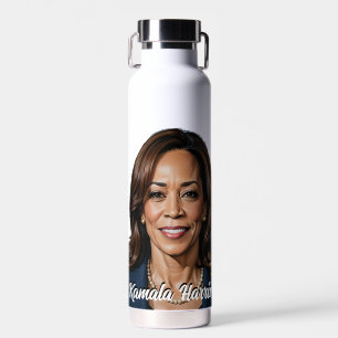 Kamala Harris 2024 Stars and Stripes Water Bottle