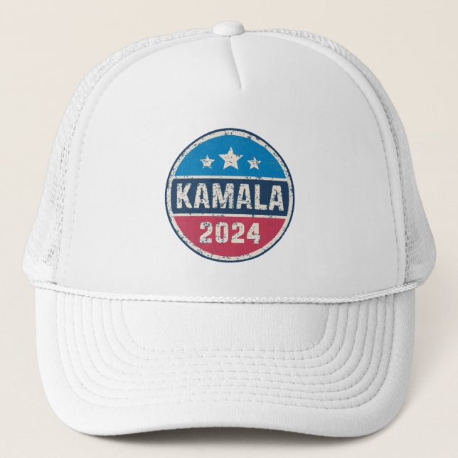 kamala harris 2024 trucker hat (Front)