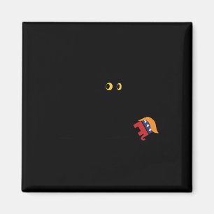 Kamala Harris 2024 Victory Black Cat Vs Elephant T Magnet