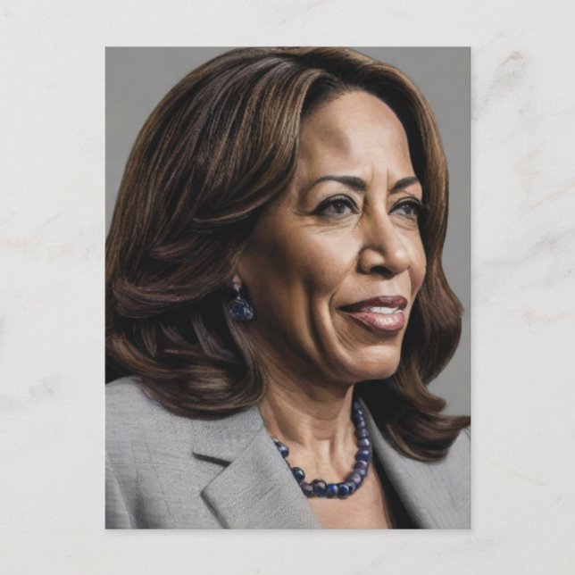 Kamala Harris 2024 VP to President Black Women Sis Postcard (Front)