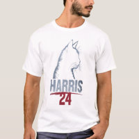 Kamala Harris 2024 With Harris 47 style curved fon