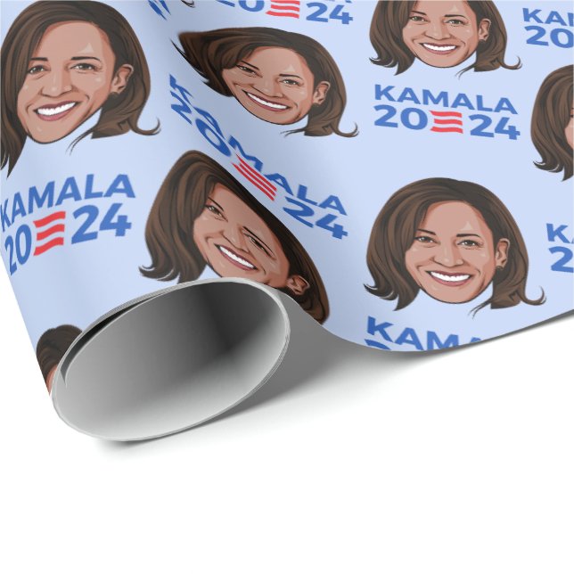 Kamala Harris 2024 Wrapping Paper (Roll Corner)