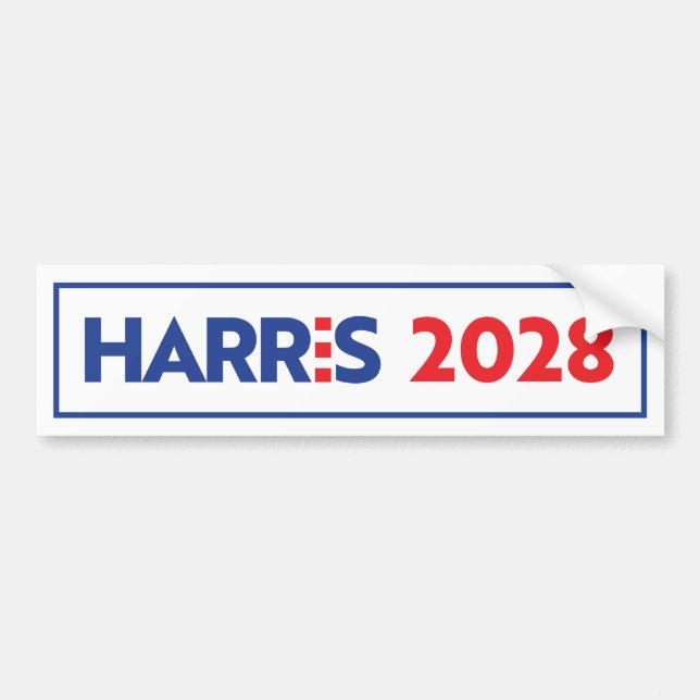 Kamala Harris 2028 Bumper Sticker (Front)