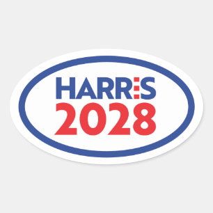 Kamala Harris 2028 Oval Sticker