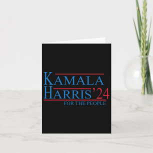 Kamala Harris 24 For The People Election 2024 Card