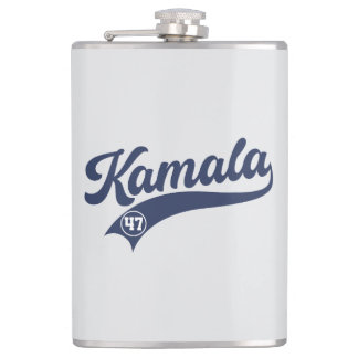 Kamala Harris 47 President  Hip Flask