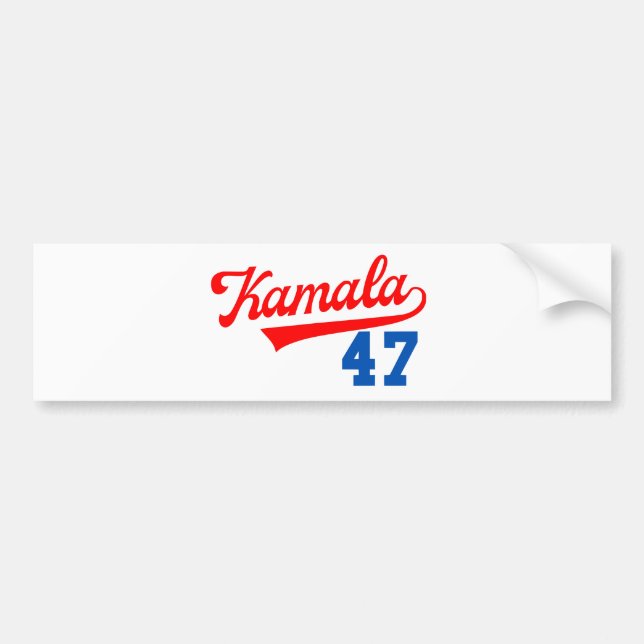 Kamala Harris 47 th - President 47 th Bumper Sticker (Front)