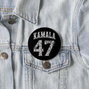 Kamala Harris 47 th President USA America 2024 7.5 Cm Round Badge
