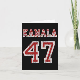 Kamala Harris 47 Th President Usa America 2024 Ele Card