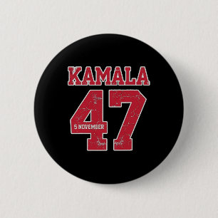 Kamala Harris 47 Th President Usa November 5 6 Cm Round Badge