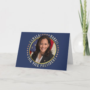 Kamala Harris 49th Vice President Commemorative Holiday Card