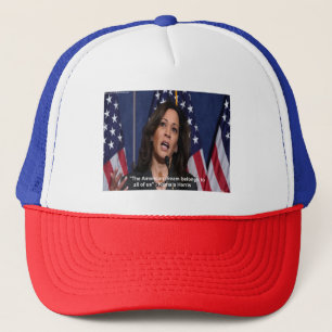 Kamala Harris & American Dream Quote Cap