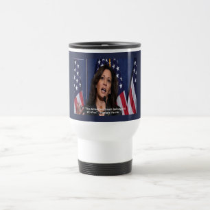 Kamala Harris & American Dream Travel Mug