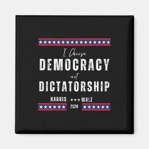 Kamala Harris & Tim Wheimer 2024 - Democracy O Magnet