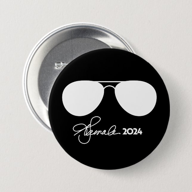Kamala Harris Aviators 7.5 Cm Round Badge (Front & Back)