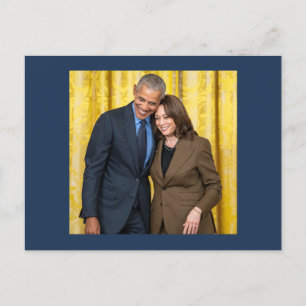Kamala Harris & Barack Obama  Postcard