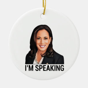 Kamala Harris Biden Harris 2020 Presidential Ceramic Tree Decoration