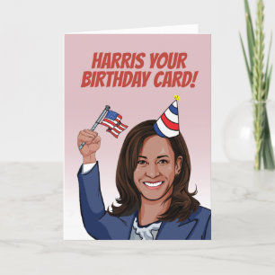 Kamala Harris Birthday Card