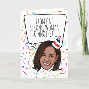 Kamala Harris Birthday: From One Strong Woman Card