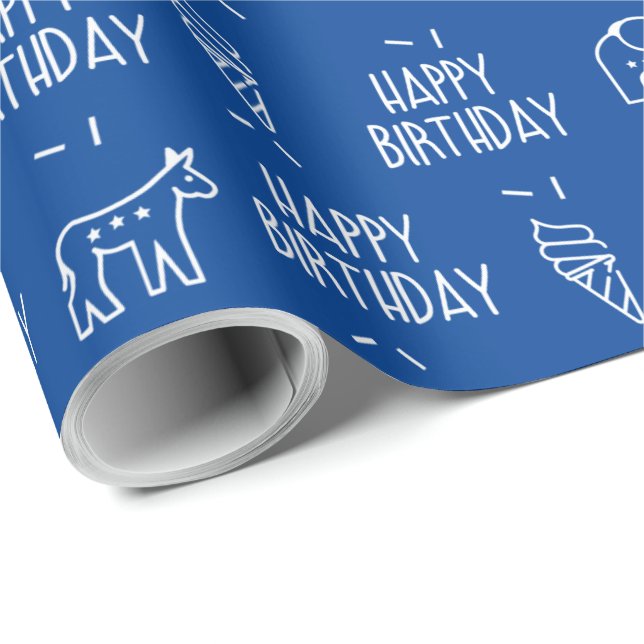 KAMALA HARRIS Birthday Wrapping Paper (Roll Corner)