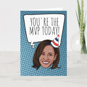 Kamala Harris Birthday: You're the MVP Today Card