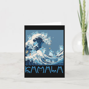 Kamala Harris Blue Cats Wave - Funny For Cat Owner Card