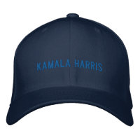 Kamala Harris blue minimalist typography