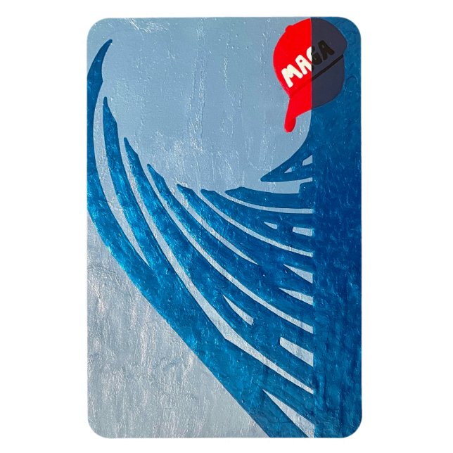 Kamala (Harris) Blue Wave Magnet (Vertical)