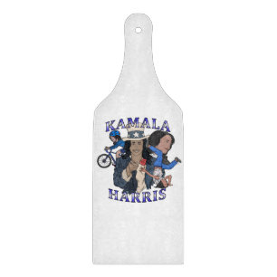 Kamala Harris Bootleg Rap Style Election Cutting Board