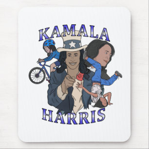 Kamala Harris Bootleg Rap Style Election Mouse Mat