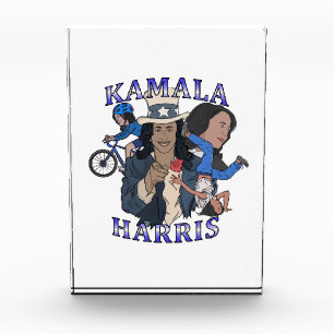 Kamala Harris Bootleg Rap Style Election Photo Block