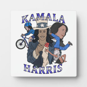 Kamala Harris Bootleg Rap Style Election Plaque