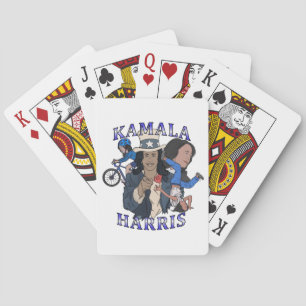 Kamala Harris Bootleg Rap Style Election Playing Cards