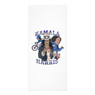 Kamala Harris Bootleg Rap Style Election Rack Card