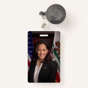 Kamala Harris Candidate for President US 2024 ID Badge