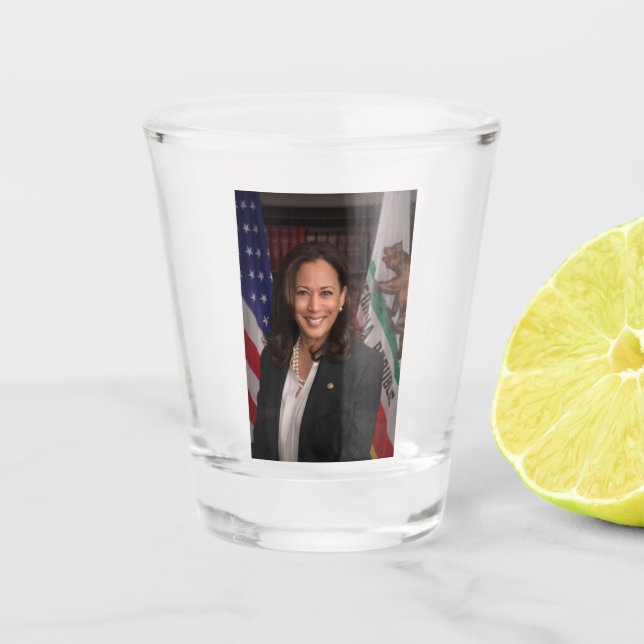 Kamala Harris Candidate for President US 2024 Shot Glass (Front)