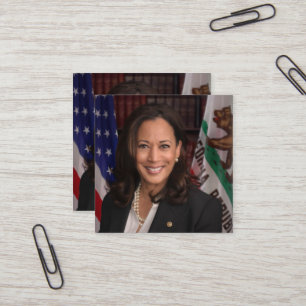 Kamala Harris Candidate for President US 2024 Square Business Card