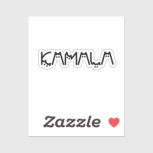 Kamala Harris cat lady sticker