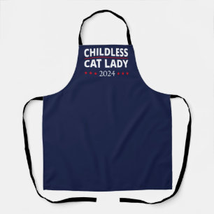 Kamala Harris - Childless Cat Lady 2024 III Apron