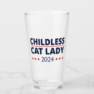 Kamala Harris - Childless Cat Lady 2024 III Glass