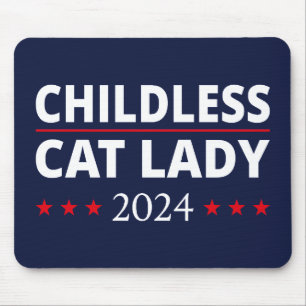 Kamala Harris - Childless Cat Lady 2024 III Mouse Mat