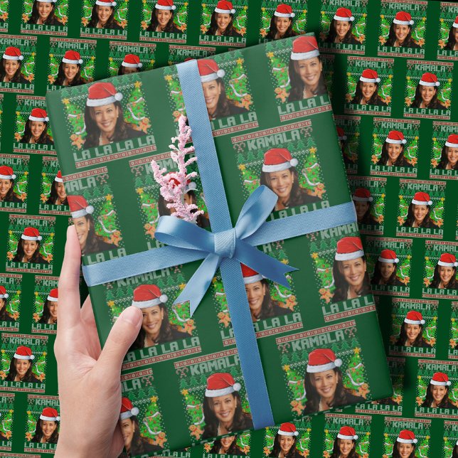 Kamala Harris Christmas Wrapping Paper (Creator Uploaded)