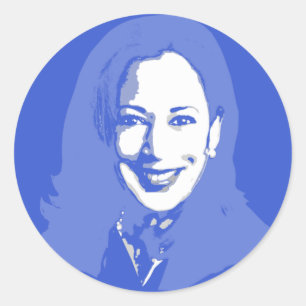 Kamala Harris Classic Round Sticker