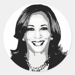 Kamala Harris Classic Round Sticker