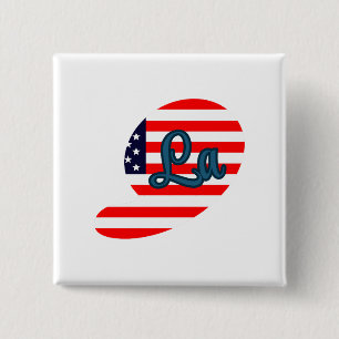 Kamala Harris Comma La 15 Cm Square Badge