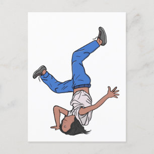 Kamala Harris Cool Breakdancing Postcard