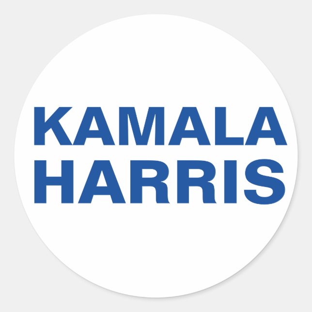 Kamala Harris (CUSTOMIZABLE) Stickers (Front)