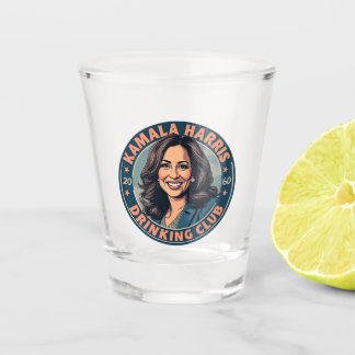 Kamala Harris Drinking Club Shot Glass